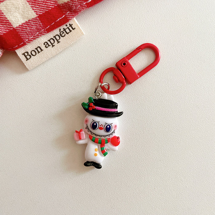 Wholesale Cute Christmas keychain pendant cartoon student backpack pendant accessories Christmas gift