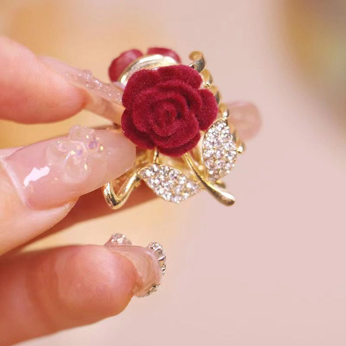 Wholesale rose hair clip hair claw bangs clip high-grade hair accessories