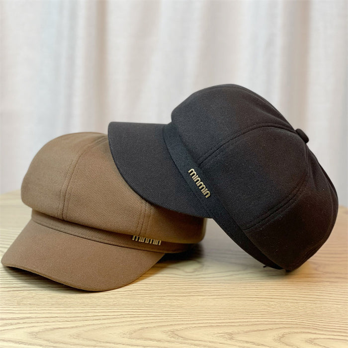 Wholesale beret slimming small head circumference artistic peaked cap painter hat