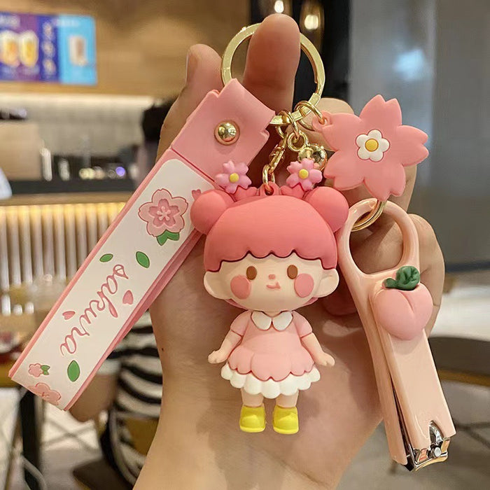 Wholesale Cute keychain, exquisite bag, key pendant, cute backpack ornament