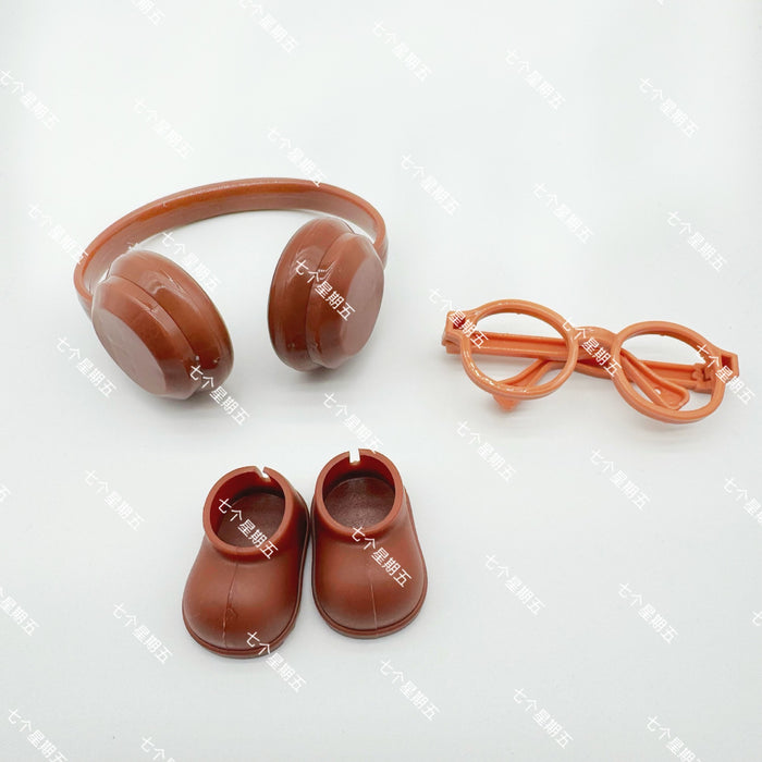 Wholesale  Cotton Doll Dress-Up Headphones Glasses Shoes Boots Crown Accessories