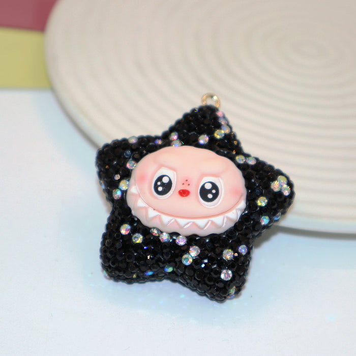 Wholesale Soft Clay Keychain with Diamonds,  Cute Personalized Bag Pendant,  Car Keychain,  Colorful Accessories