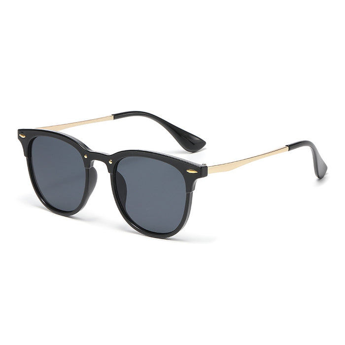 Wholesale Retro and personalized street photography sunglasses, fashionable new style of rice nail sunglasses