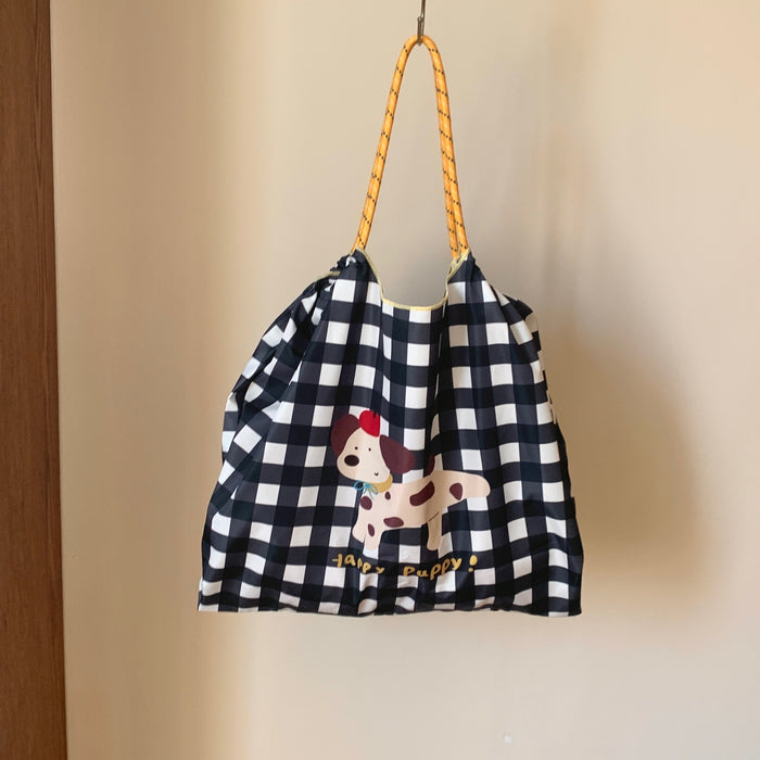 Wholesale Shoulder bag, casual versatile, large capacity tote bag, cartoon travel canvas bag