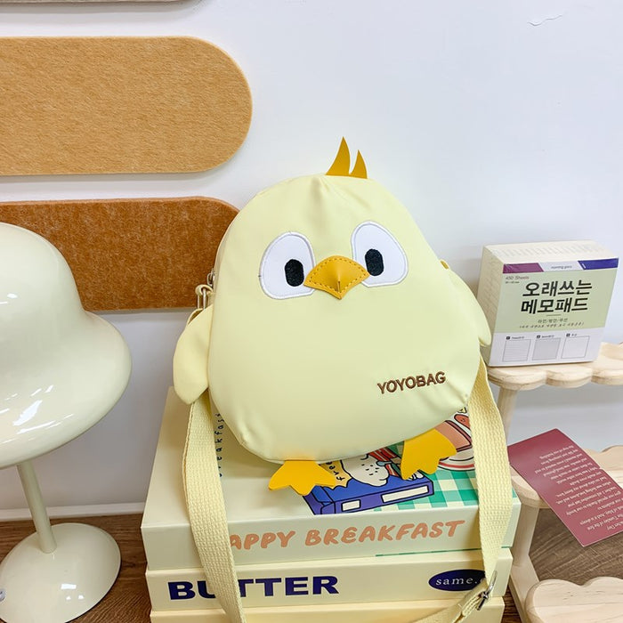 Wholesale  Penguin Cartoon Small School Bag Female Canvas Crossbody Bag Female