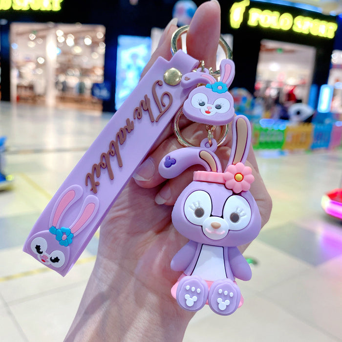 Wholesale Cartoon Rabbit Doll Car  Bag Hanging Keychain