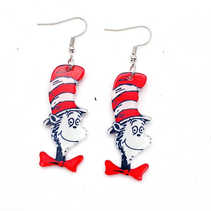 Wholesale Back-to-school season Teacher' s Day acrylic earrings