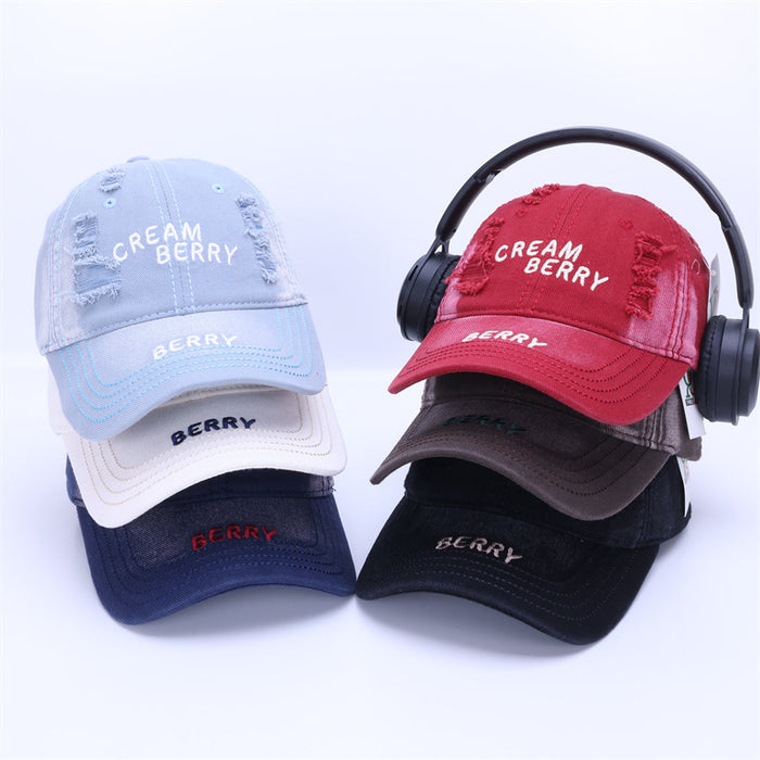 Wholesale Baseball cap with holes, tie dye sunshade cap, Volkswagen duckbill cap