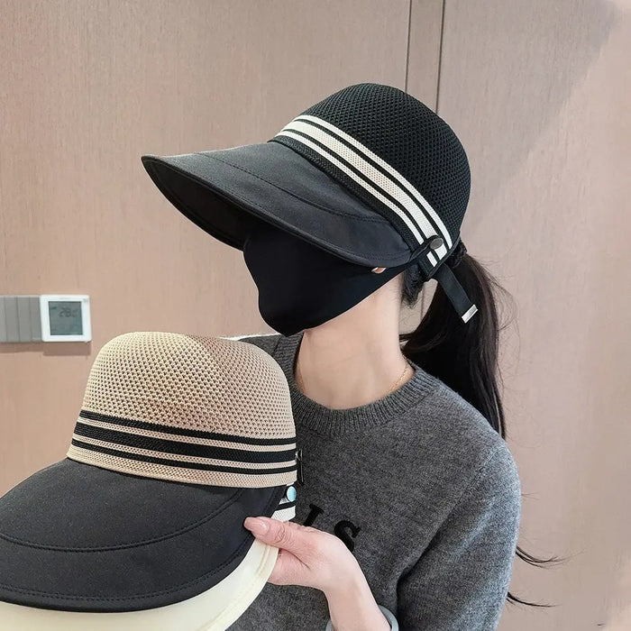 Wholesale Breathable Fisherman Hat Women's Hangable Mask