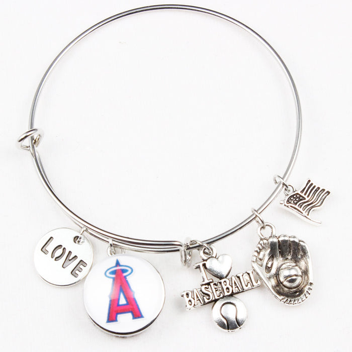 Wholesale Team bracelet alloy baseball glove small pendant bracelet