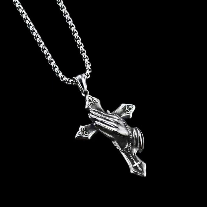 Wholesale Retro handmade pendant, personalized and niche cross pendant style pendant