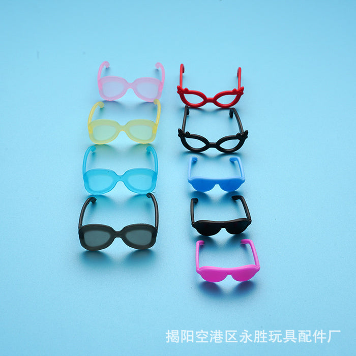 Wholesale doll toy fashion accessories cowboy hat hanger glasses