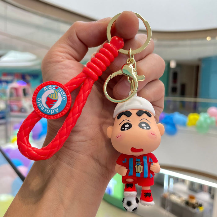 Wholesale Cartoon keychain, three-dimensional figurine pendant, car keychain, small gift wholesale