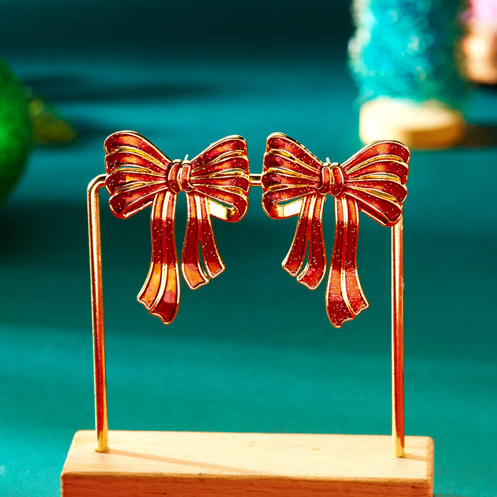 Wholesale New Christmas Earrings Snowflake Snowman Cookie Pattern Earrings