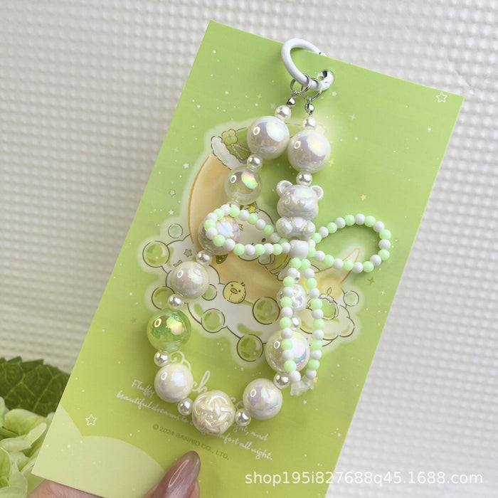 Wholesale Bracelet Decorative Pendant Mobile Phone Hanging Keychain Doll DIY Cute Bag Hanging Chain