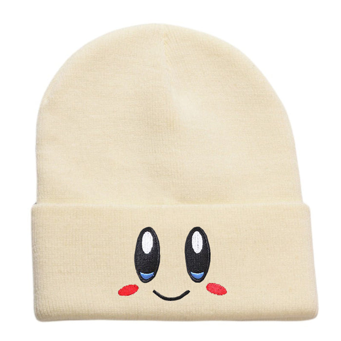 Wholesale Big Eyes Smiley Cartoon Cute Acrylic Wool Knitted Hat JDC-FH-Shengn003