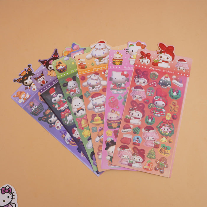 Wholesale Colorful and cute cartoon laser stickers