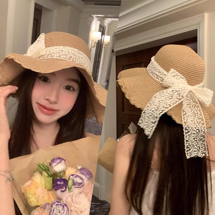 Wholesale New sun hat, outdoor sun protection fisherman hat, fashionable and versatile, ponytail hole duck tongue sun hat