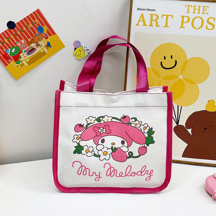 Wholesale New Manga Style Fashionable Large Capacity Premium Tote Bag Versatile Handheld Single Shoulder Canvas Bag