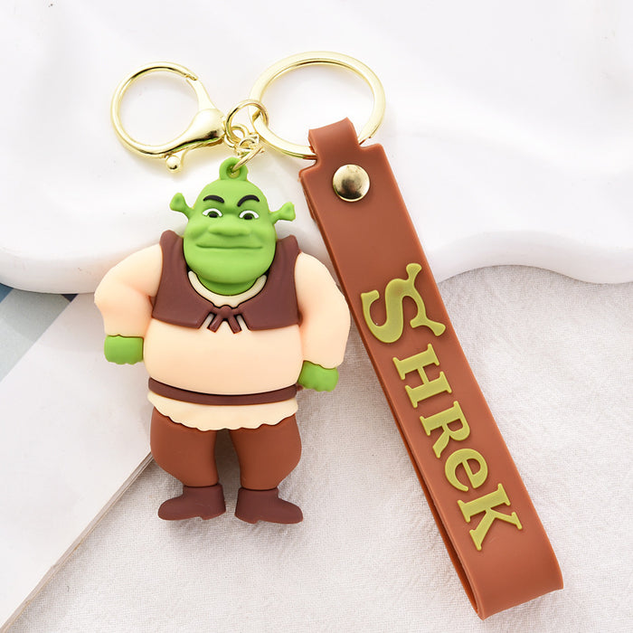 Wholesale New keychain cartoon bag pendant PVC keychain exquisite