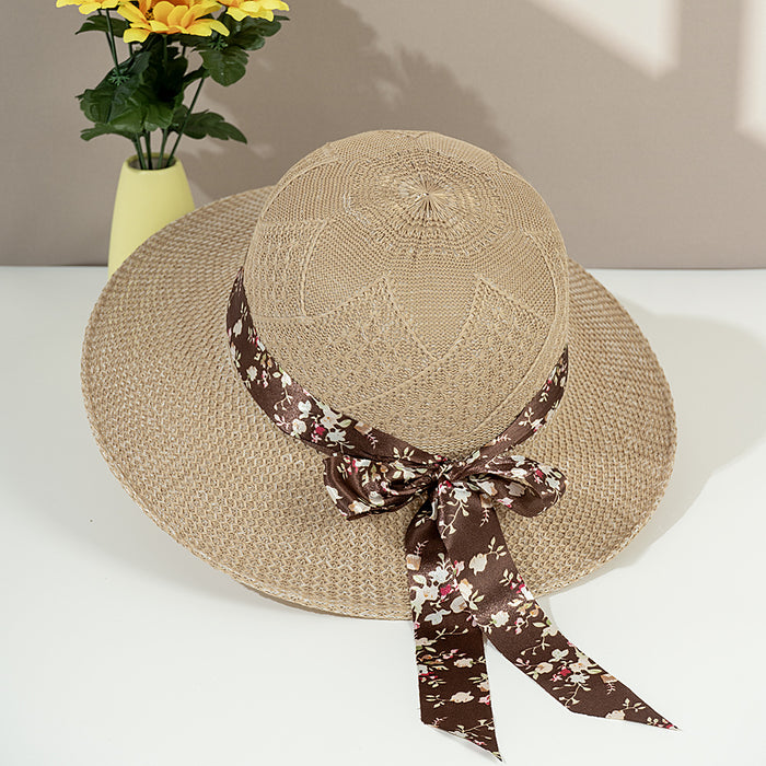 Wholesale Summer sunshade hat temperament large eave hat fisherman hat