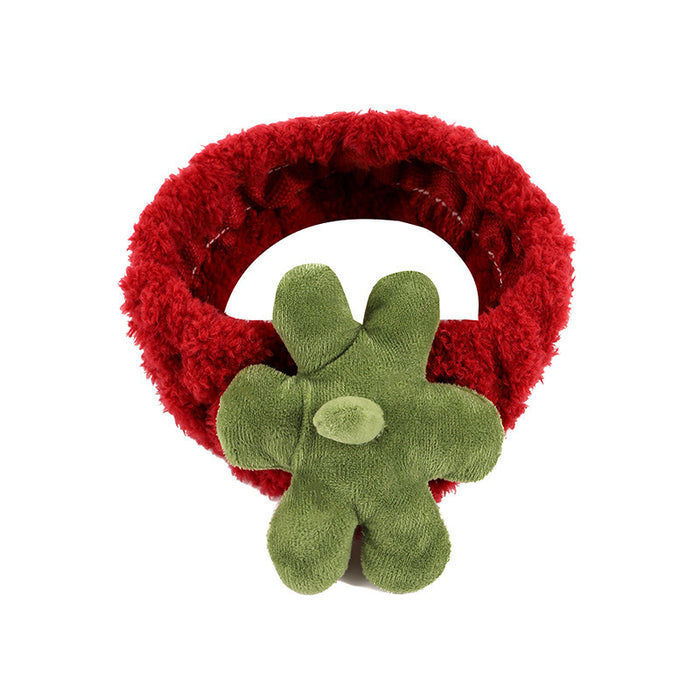 Wholesale Cute wide-brimmed practical plush headband for girls