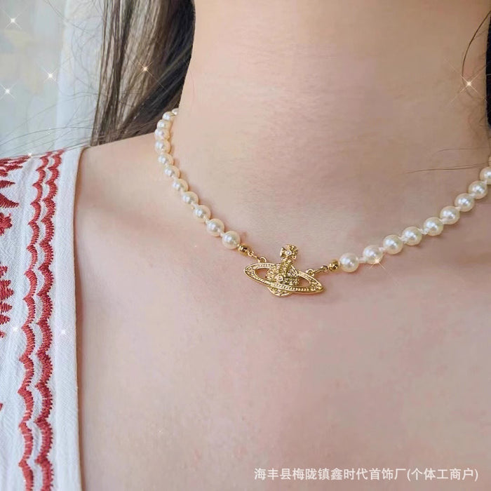 Wholesale Pearl necklace, pearl collarbone chain