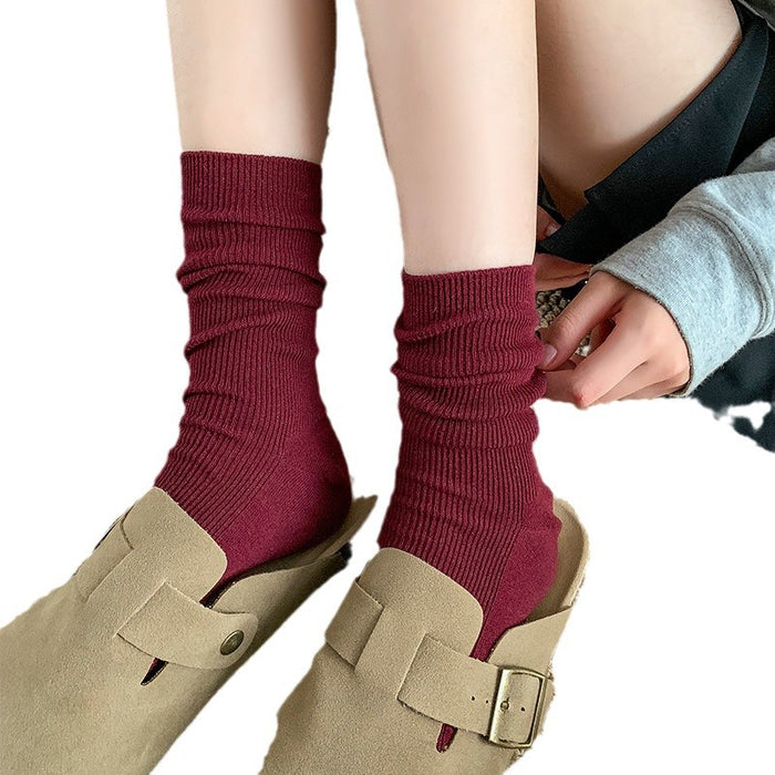 Wholesale Socks, thin stripes, mid length socks, vertical stripes, stacked socks, long socks