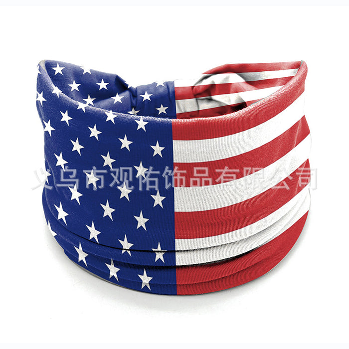 Wholesale American Flag Independence Day Fabric Headband JDC-HD-GuanY008