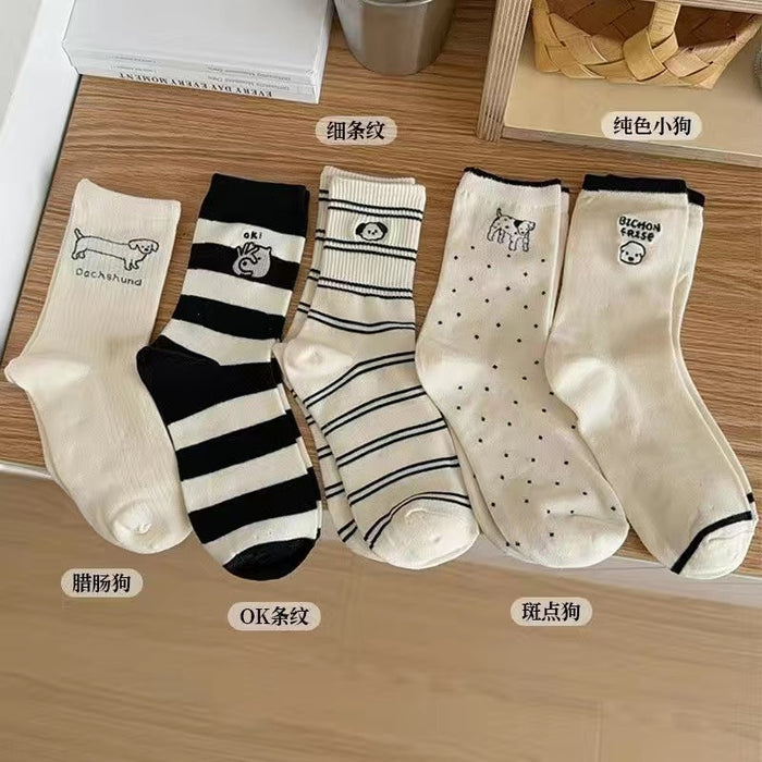 Wholesale Boat Socks Summer Thin Cute Cartoon White Invisible Socks Don't Drop and Short Socks