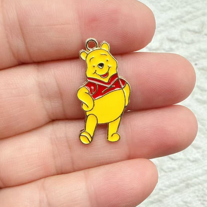 Wholesale Cute cartoon-style enamel alloy DIY pendant