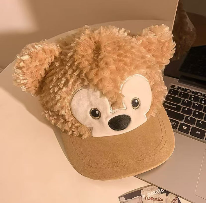 Wholesale Hat Cartoon Bear Stereo Nose Snot Puppy Student Riding Sunshade Sunscreen Big Head Baseball Cap