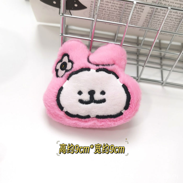 Wholesale Cute Plush Puppy Doll Brooch Dress-up  Plush Squeaky Pendant Bag Decoration