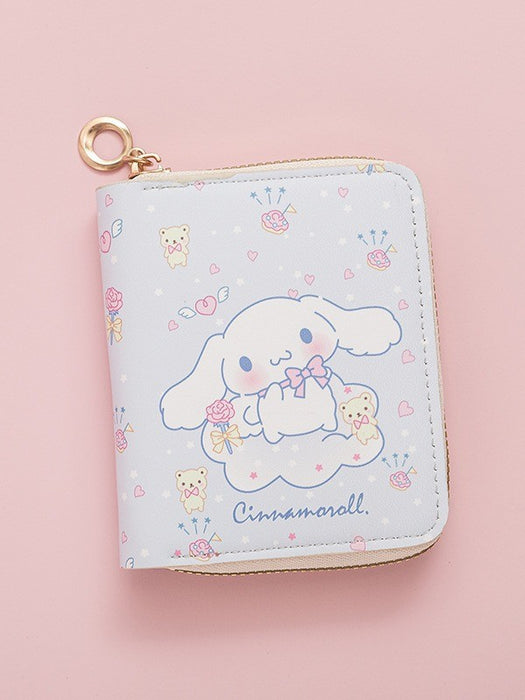 Wholesale Cute Printed Coin Purse Cartoon Animation Short Zipper Money Bag