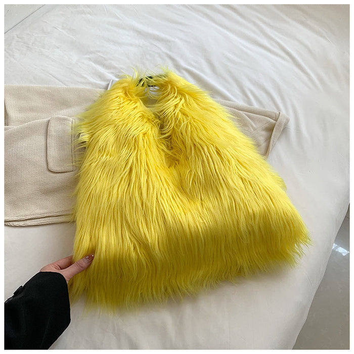 Wholesale Autumn and Winter Plush Bags JDC-SD-YiCai005