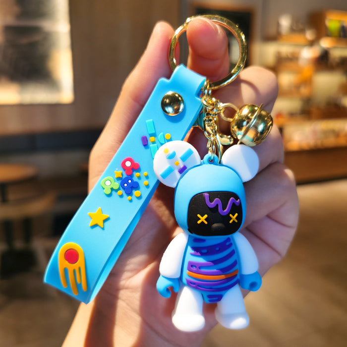 Wholesale Cartoon Doll 3D Rubber Keychain JDC-KC-Tingm058