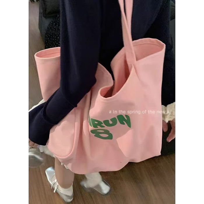 Wholesale Canvas bag commuting shoulder bag versatile tote bag large capacity outdoor tote bag