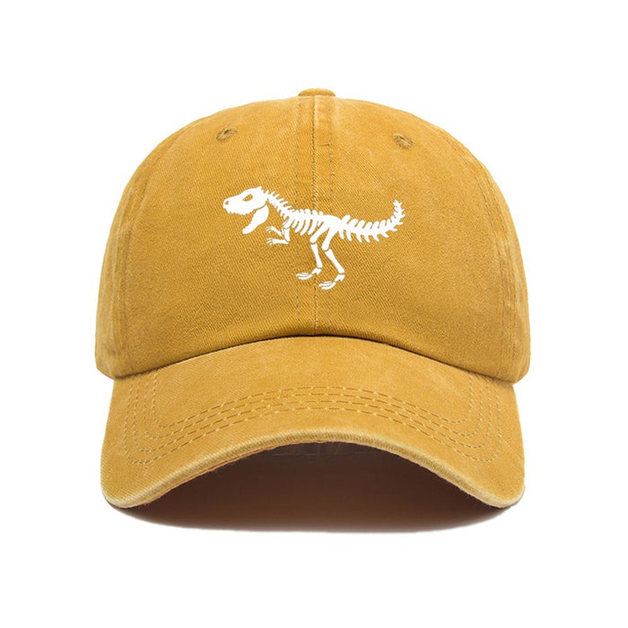 Wholesale New printed baseball cap washed fashionable cotton hat casual duckbill cap