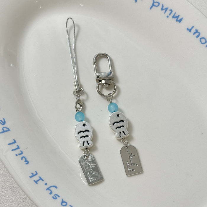 Wholesale Mobile phone chain bead small pendant camera chain niche