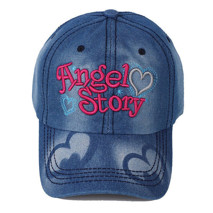 Wholesale Cowboy hat, casual duckbill hat, sun visor hat, embroidered letter versatile hat