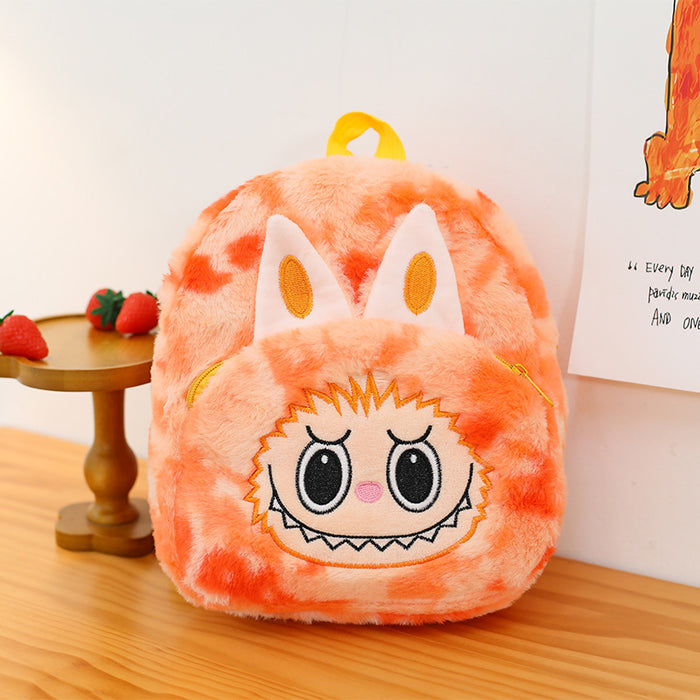Wholesale Children' s plush backpack cute cartoon doll backpack kindergarten school bag
