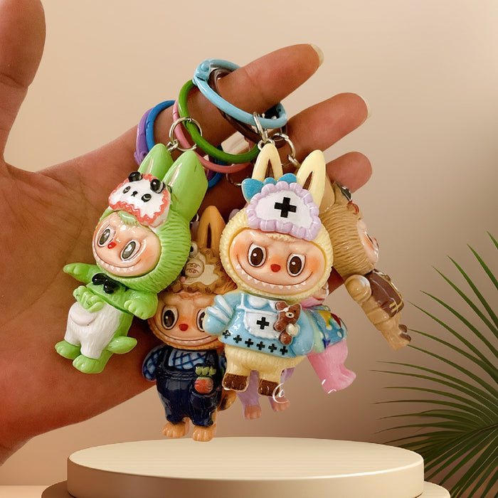 Wholesale Keychain Cute Girly Heart Pendant Men's and Women's Bag Hanging Accessories