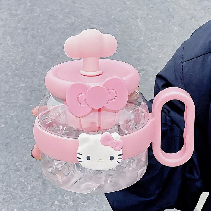 Wholesale Plastic large-capacity straw belly cup