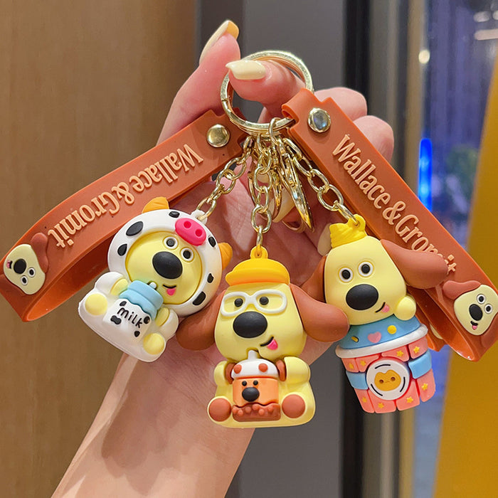 Wholesale Cartoon cute keychain for bags and cars