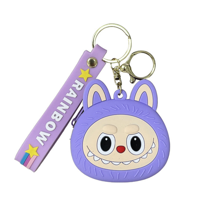 Wholesale Cartoon Cute Rab Coin Purse Keychain