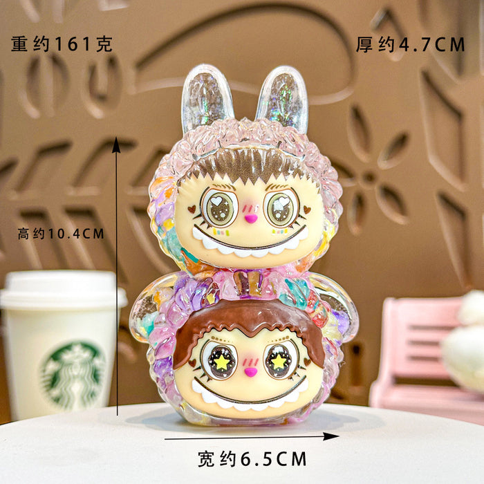 Wholesale Liquid Sand Large Turtle Rabbit Luminous Ornament Blind Bag Stall Items