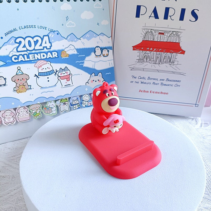 Wholesale PVC Cartoon Doll Mobile Phone Holder JDC-PS-MingT022