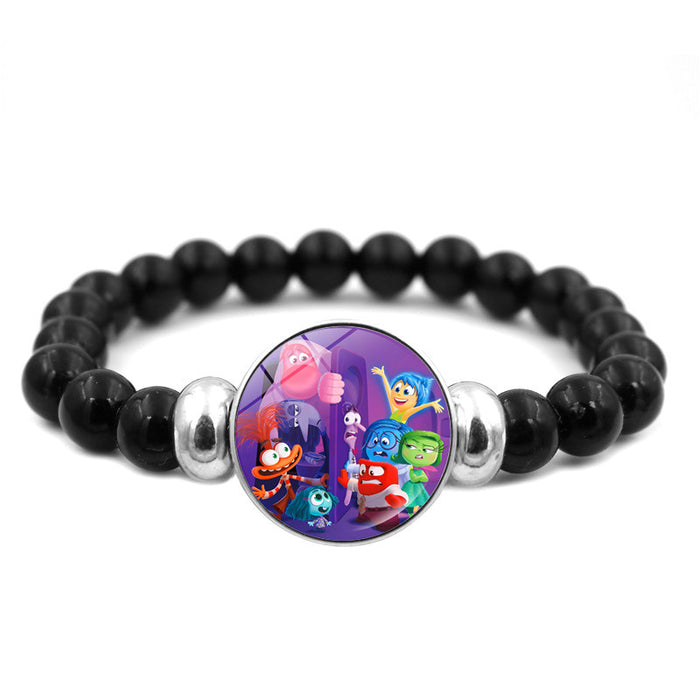 Wholesale Inside Out Beaded Bracelet Girl Gift Hot Sale Accessories Inside Out 2 Emotion Expression Bracelet JDC-BT-JY003