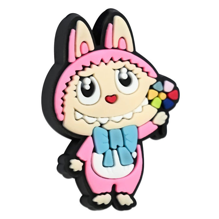 Wholesale beaded soft rubber beads diy material beaded pen accessories loose beads perforated handmade bracelet scorched beads