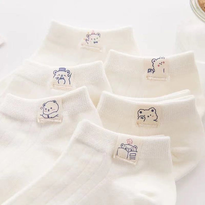 Wholesale Breathable fabric standard socks, cute cartoon boat socks